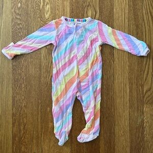 Magnetic Me modal striped onesie, 0-3 months